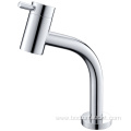 Household basin faucet with handle